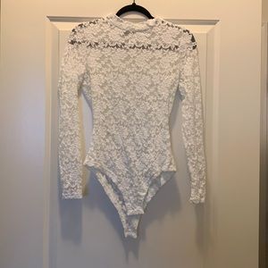 Lace body suit